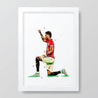 Manchester United | Marcus Rashford Art Print (2)