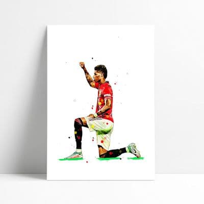 Manchester United | Marcus Rashford Art Print (2)
