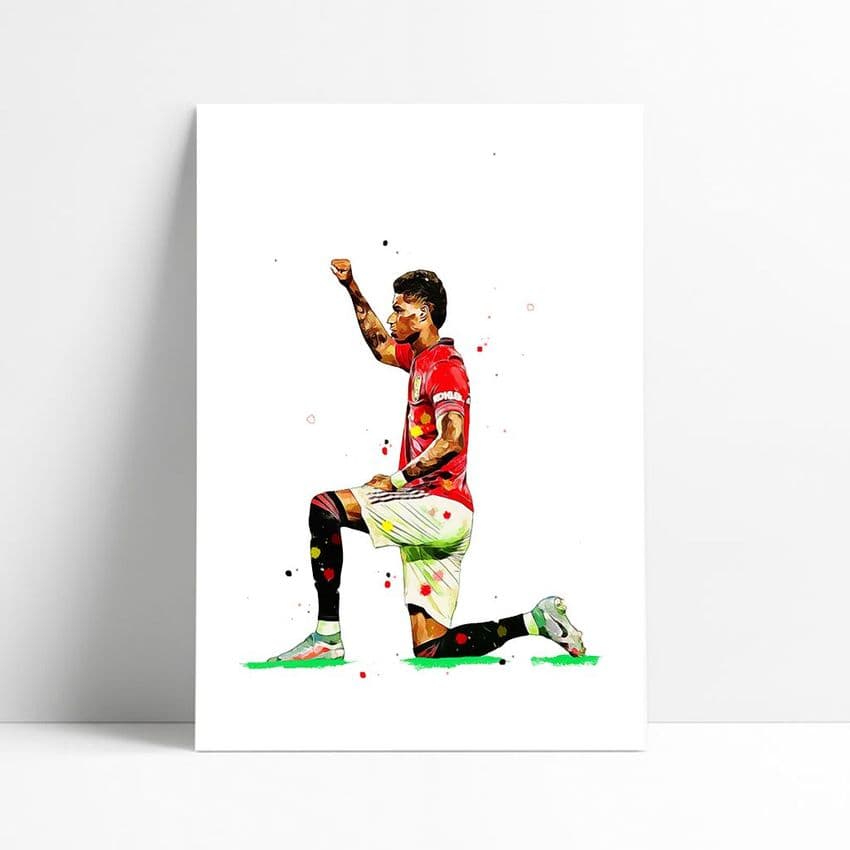 Manchester United | Marcus Rashford Art Print (2)