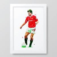 Manchester United | Mark Hughes Art Print