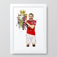 Manchester United | Michael Carrick Art Print