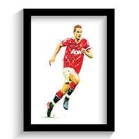 Manchester United | Nemanja Vidić Art Print