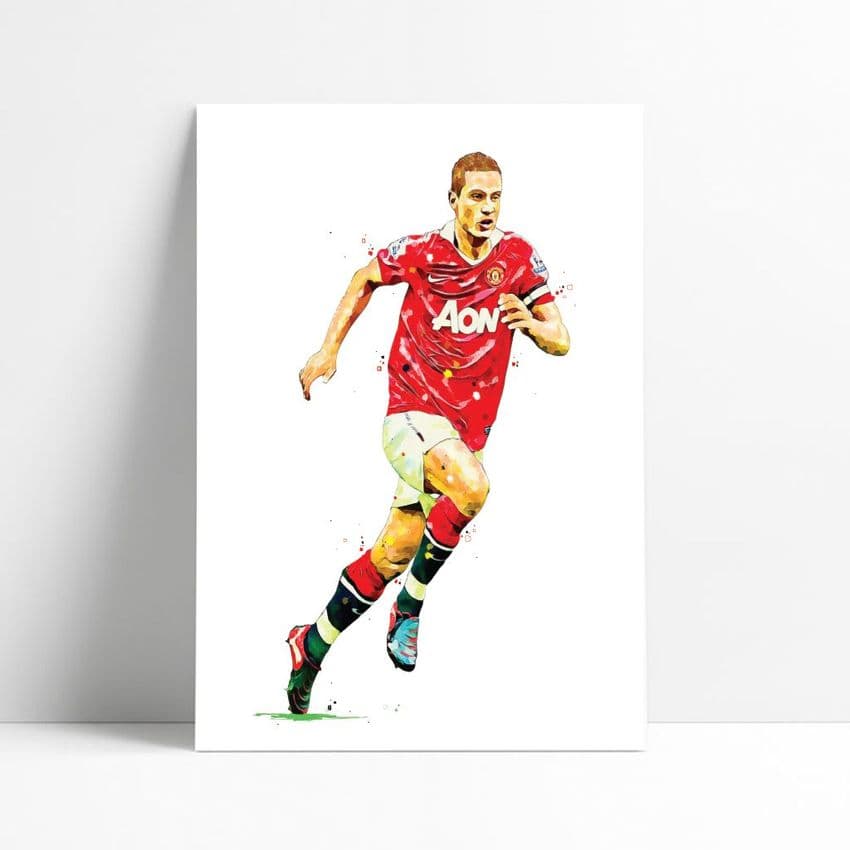 Manchester United | Nemanja Vidić Art Print