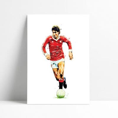 Manchester United | Norman Whiteside Art Print