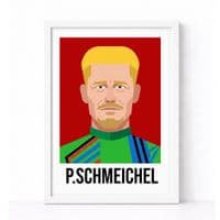 MANCHESTER UNITED | P.SCHMEICHEL  | MODERN ART PRINT