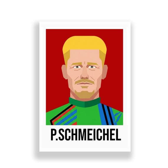 MANCHESTER UNITED | P.SCHMEICHEL  | MODERN ART PRINT