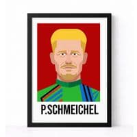 MANCHESTER UNITED | P.SCHMEICHEL  | MODERN ART PRINT