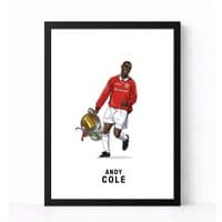 Manchester United Print | Andy Cole