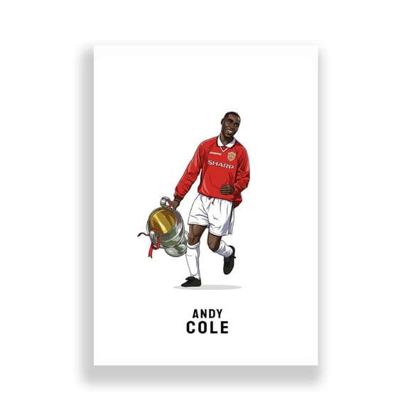 Manchester United Print | Andy Cole