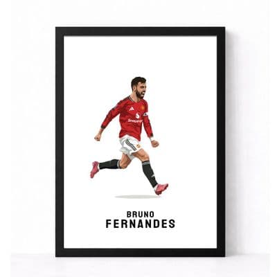 Manchester United Print | Bruno Fernandes