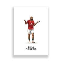 Manchester United Print | Bryan Mbeumo