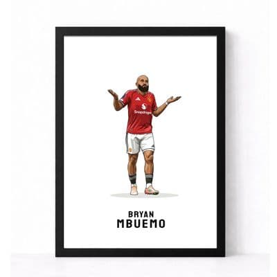 Manchester United Print | Bryan Mbeumo