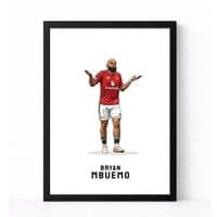 Manchester United Print | Bryan Mbeumo