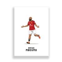 Manchester United Print | Bryan Mbeumo.