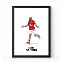 Manchester United Print | Bryan Mbeumo.