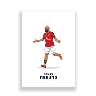 Manchester United Print | Bryan Mbuemo
