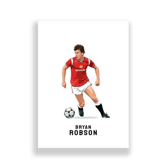 Manchester United Print | Bryan Robson