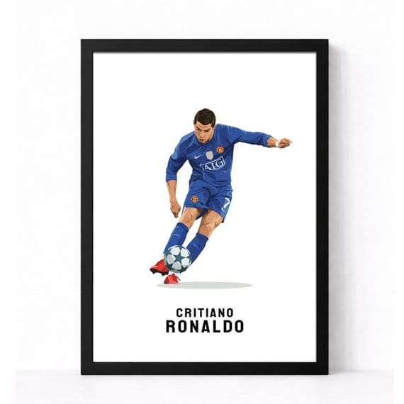 Manchester United Print | Cristanio Ronaldo.