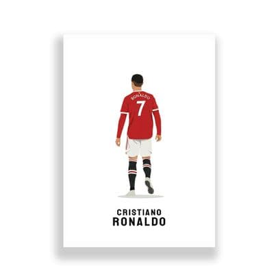 Manchester United Print | Cristiano Ronaldo No.7