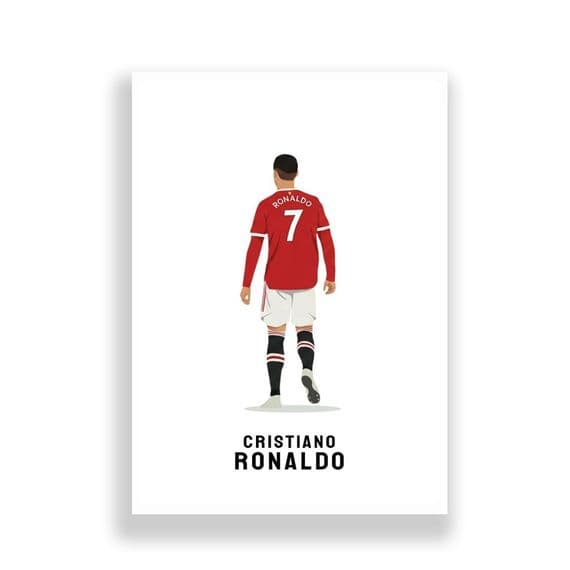 Manchester United Print | Cristiano Ronaldo No.7