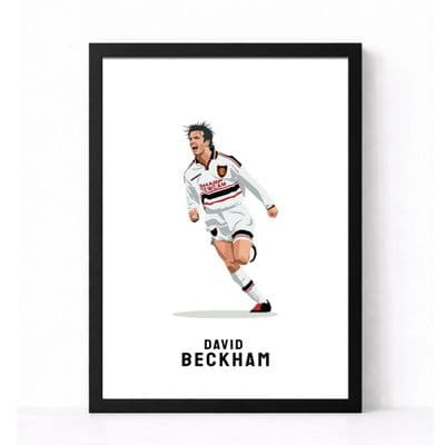 Manchester United Print | David Beckham Away