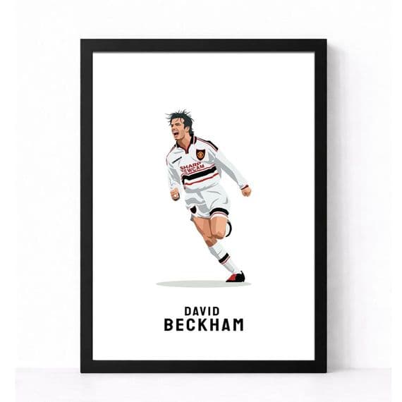 Manchester United Print | David Beckham Away