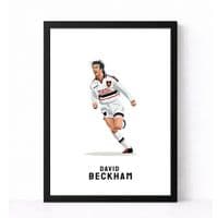 Manchester United Print | David Beckham Away