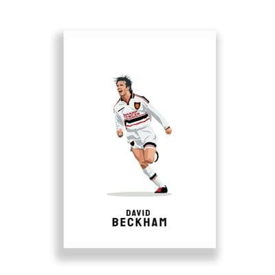 Manchester United Print | David Beckham Away