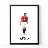 Manchester United Print | David Beckham No.7