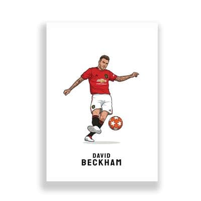 Manchester United Print | David Beckham