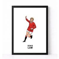 Manchester United Print | Dennis Law