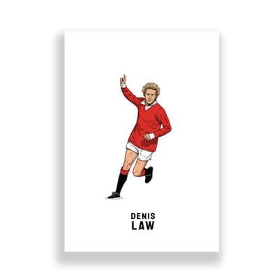 Manchester United Print | Dennis Law