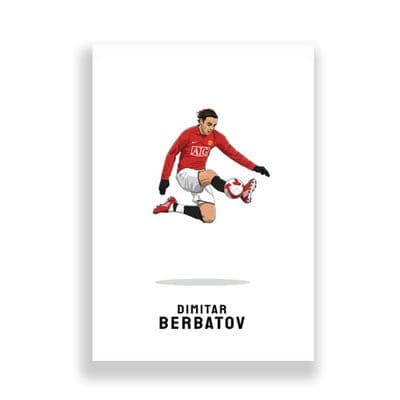 Manchester United Print | Dimitar Berbatov