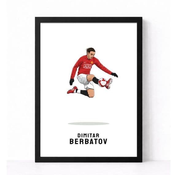 Manchester United Print | Dimitar Berbatov.