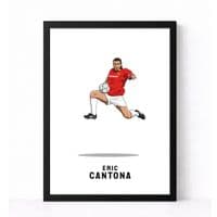 Manchester United Print | Eric Cantona Air Born