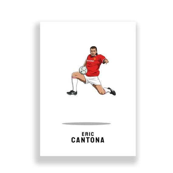 Manchester United Print | Eric Cantona Air Born