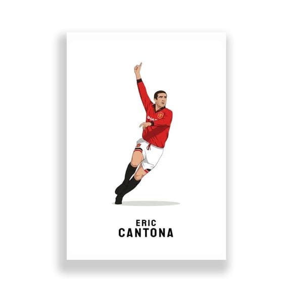 Manchester United Print | Eric Cantona Celebration
