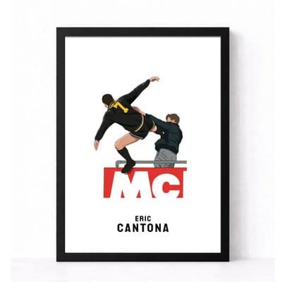 Manchester United Print | Eric Cantona Kick