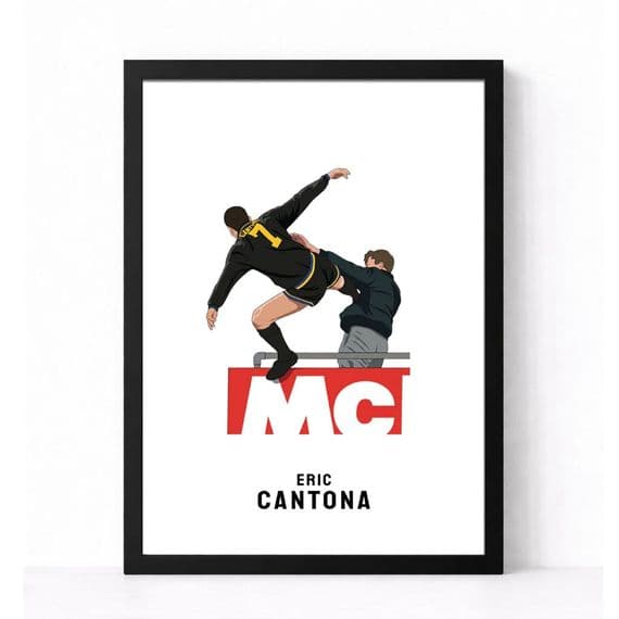 Manchester United Print | Eric Cantona Kick