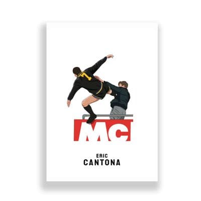 Manchester United Print | Eric Cantona Kick
