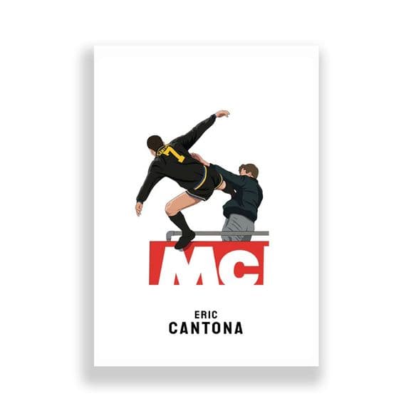 Manchester United Print | Eric Cantona Kick