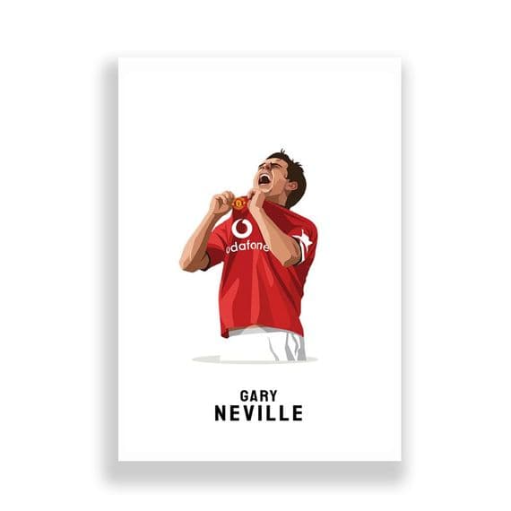 Manchester United Print | Gary Neville