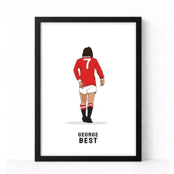 Manchester United Print | George Best No.7