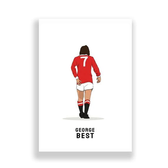 Manchester United Print | George Best No.7