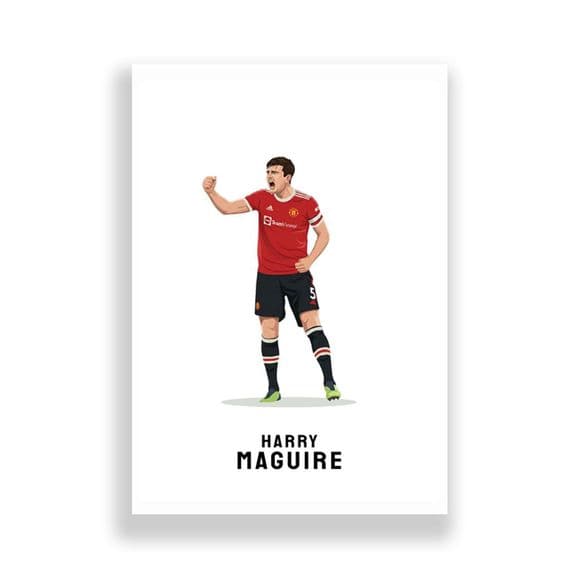Manchester United Print | Harry Maguire