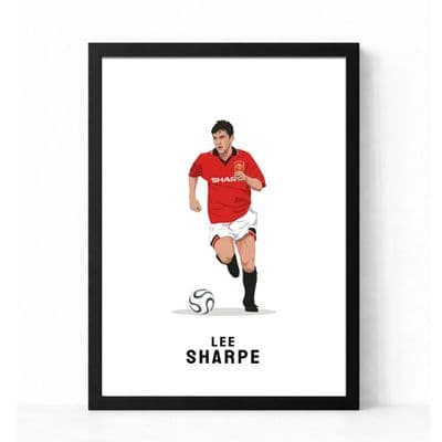 Manchester United Print | Lee Sharpe