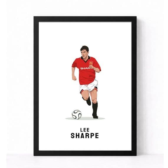 Manchester United Print | Lee Sharpe