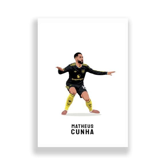Manchester United Print | Matheus Cunha