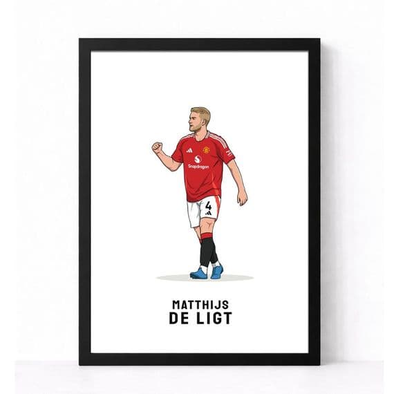 Manchester United Print | Matthijs de Ligt
