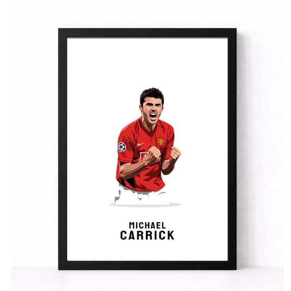 Manchester United Print | Michael Carrick